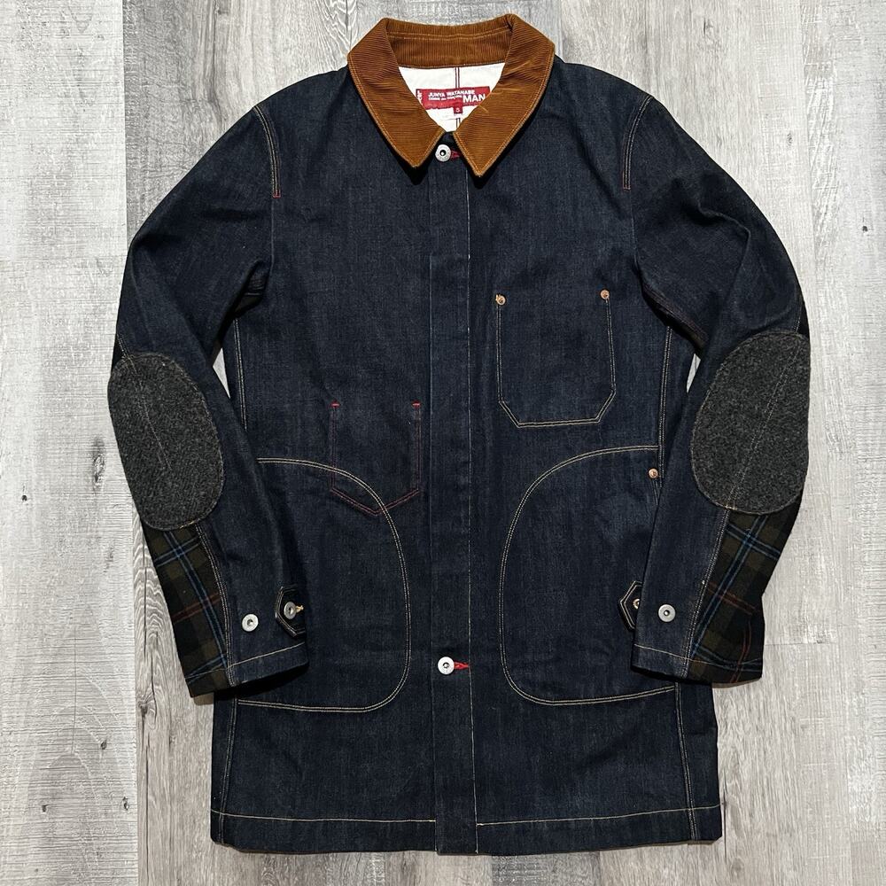 Junya Watanabe MAN x Levis Denim Chore Jacket Comme des Garcons Patch Elbows S